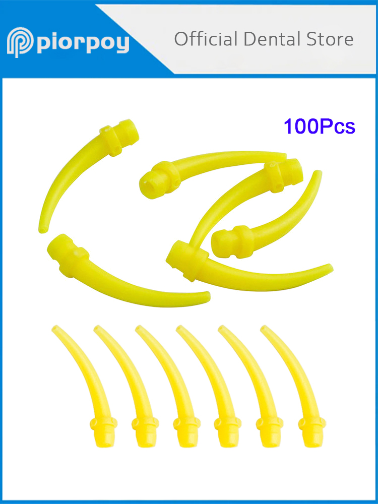 Teeth Whitening Gel Syringes - Nozzles ujung pencampur Dental nosel pencampur