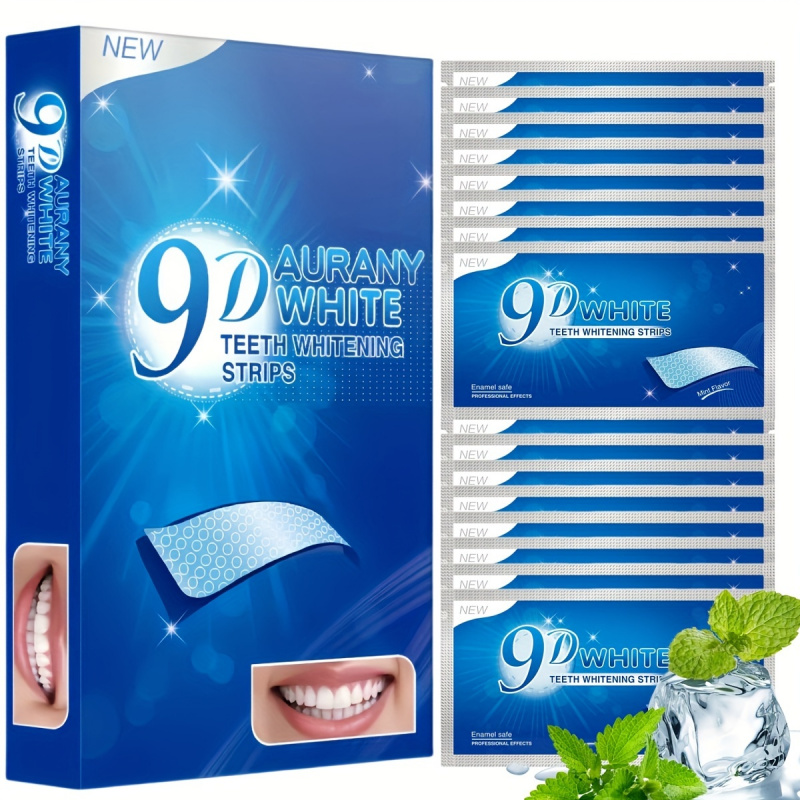 Teeth Whitening App - 21 Pasang Strip Pemutih Gigi Putih