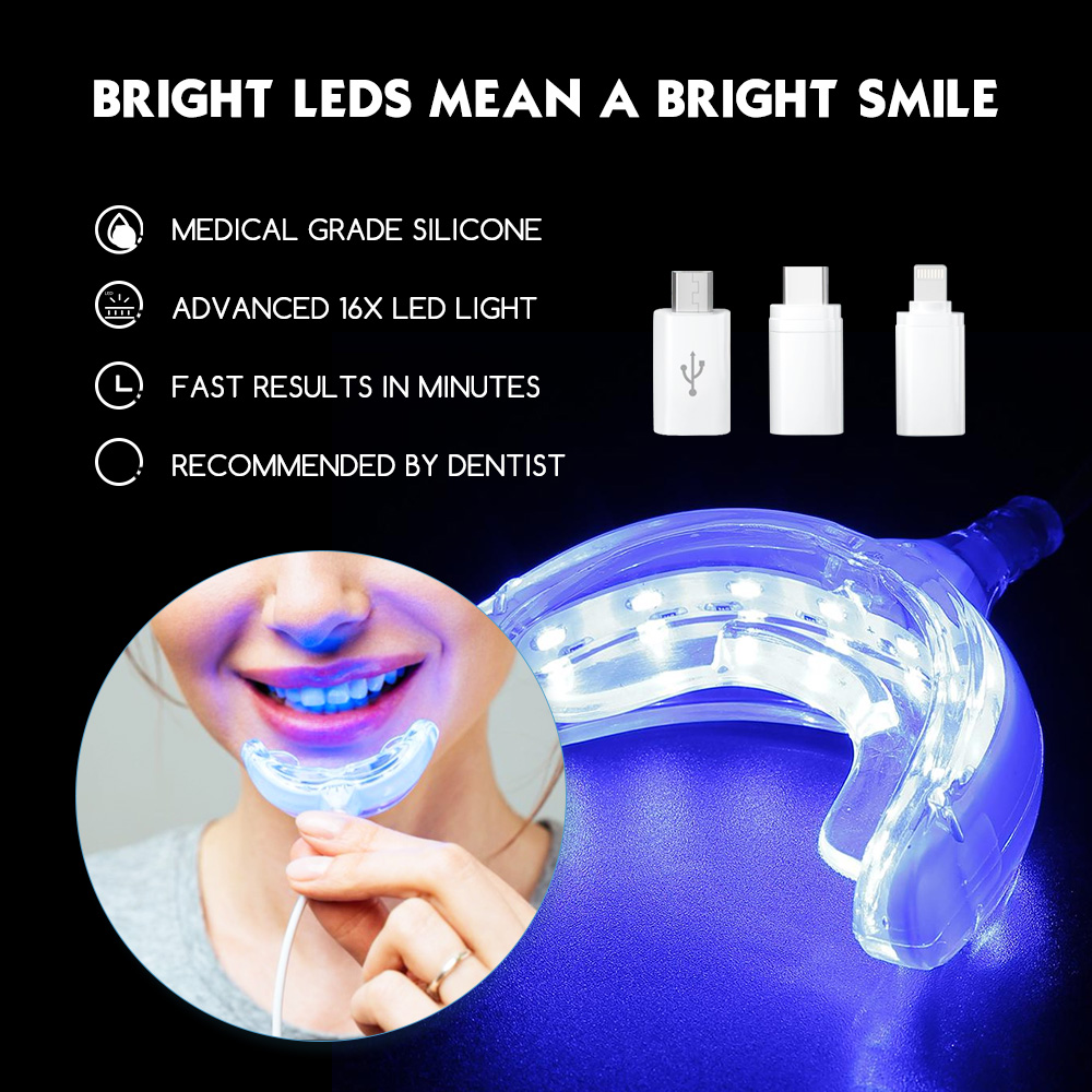 Teeth Whitening Blue Light - Luxsmile LED Pintar Pemutih Gigi USB