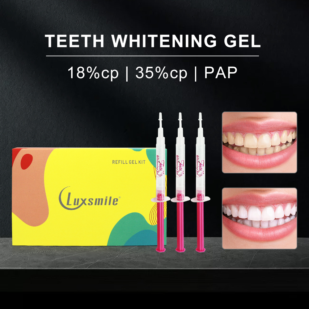 Teeth Whitening Gel Syringes - Luxsmile Kit Gel pemutih gigi, Blanqueador