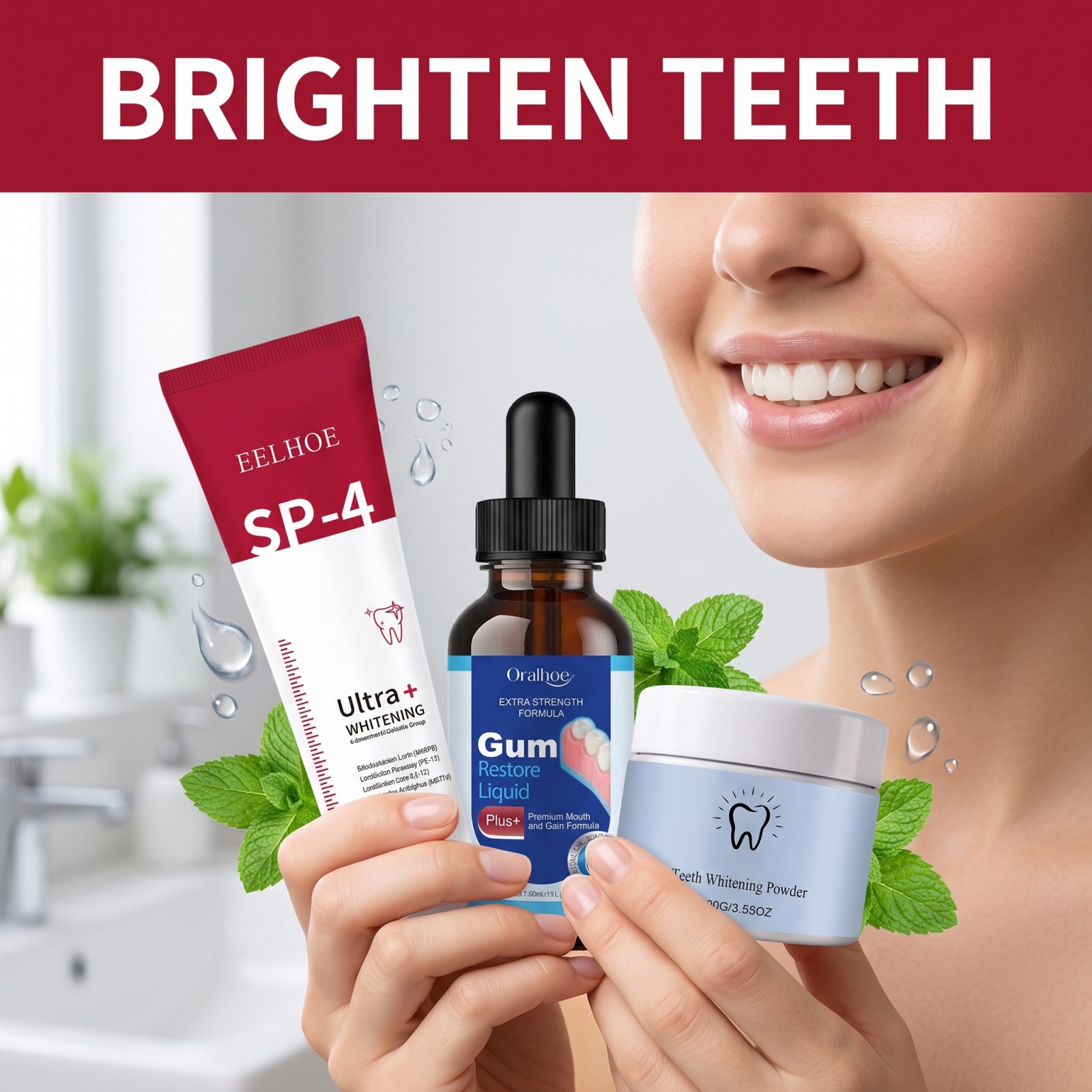 Paket Perawatan Mulut: Pasta G - Teeth Whitening App ulasan dan harga