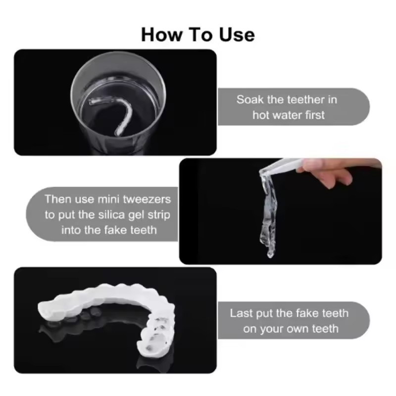 Veneer Gigi Pemutih Gigi Tirua - Teeth Whitening Kit ulasan dan harga