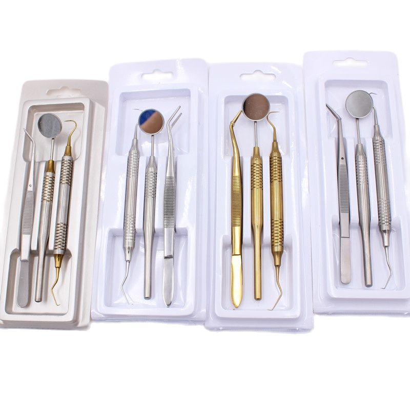 3pcs/pack Stainless Steel Dent - Teeth Whitening Kit ulasan dan harga