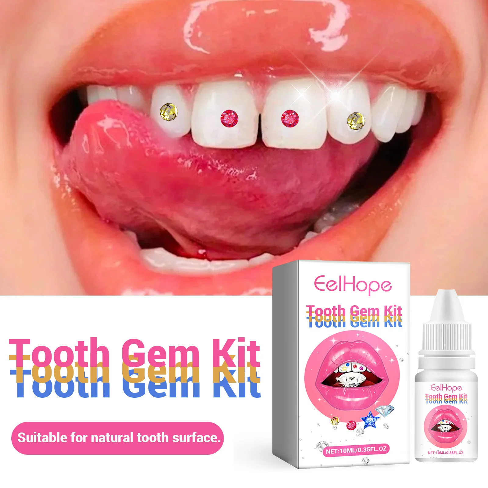 Perlengkapan Perhiasan Gigi DI - Teeth Whitening Kit ulasan dan harga