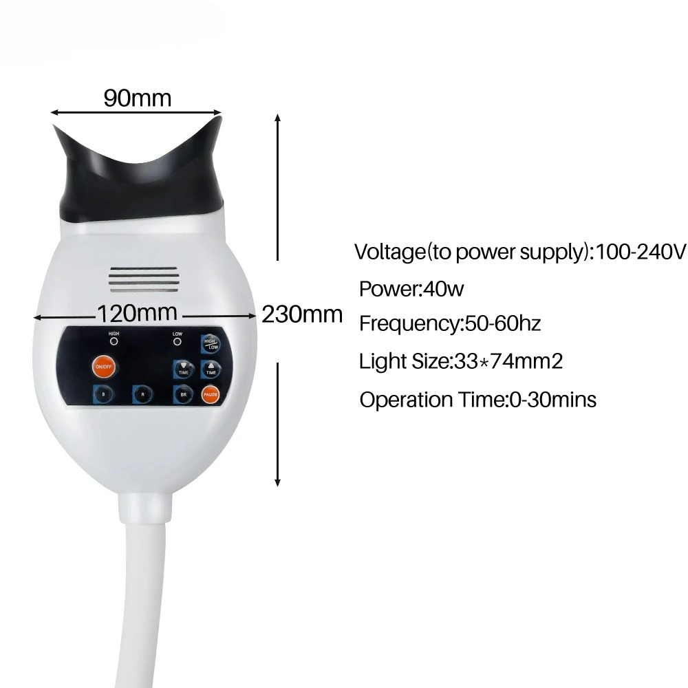 Lampu Pemutih Gigi LED 3 Warna - Teeth Whitening Accelerator ulasan dan harga