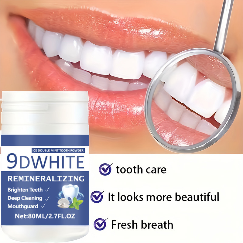 Bubuk Pemutih Gigi Ungu 9D 80m - Teeth Whitening Usa ulasan dan harga
