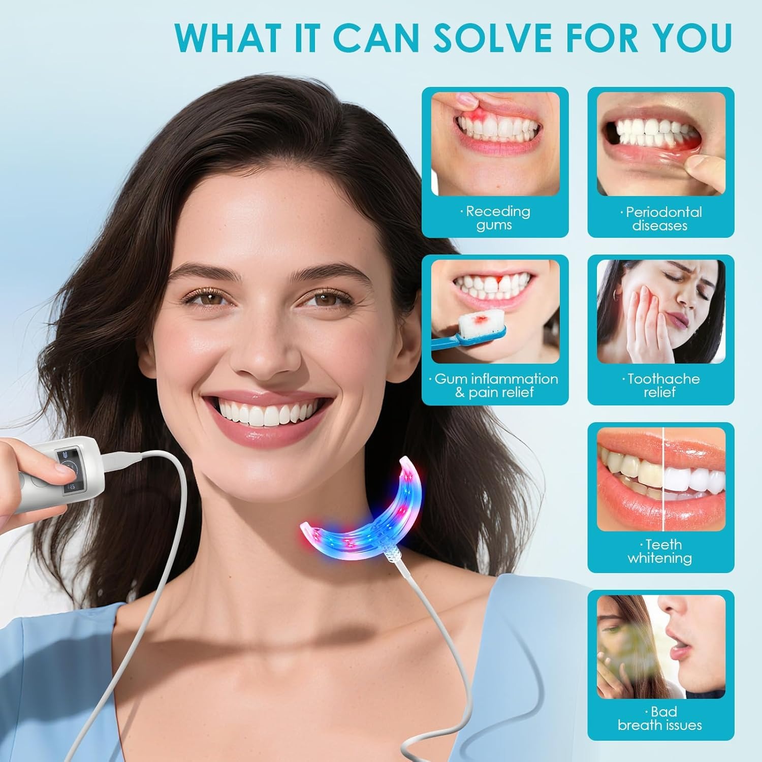 Lampu Akselerator Pemutih Gigi - Teeth Whitening Accelerator ulasan dan harga