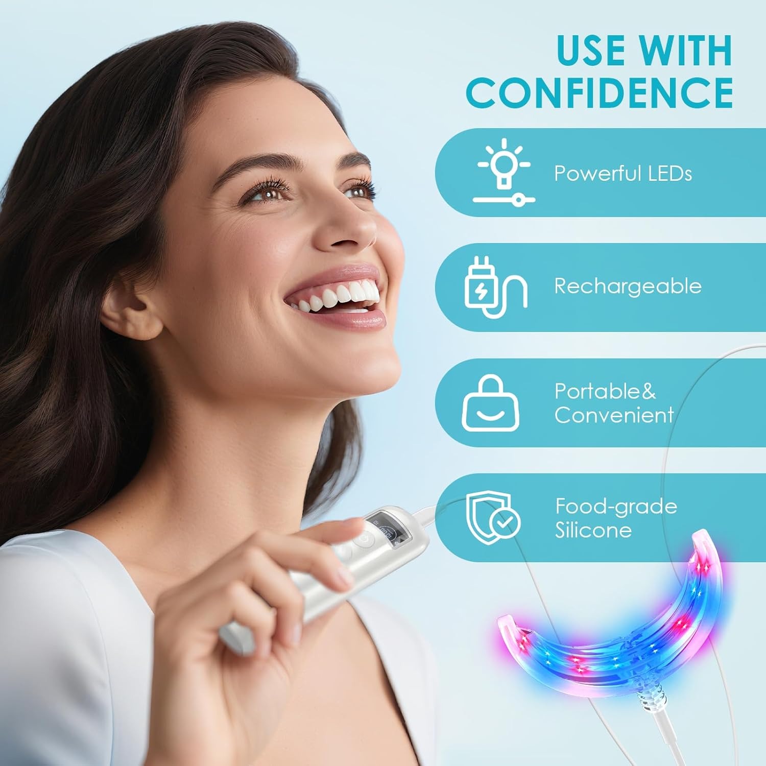 Lampu Akselerator Pemutih Gigi - Teeth Whitening Accelerator ulasan dan harga